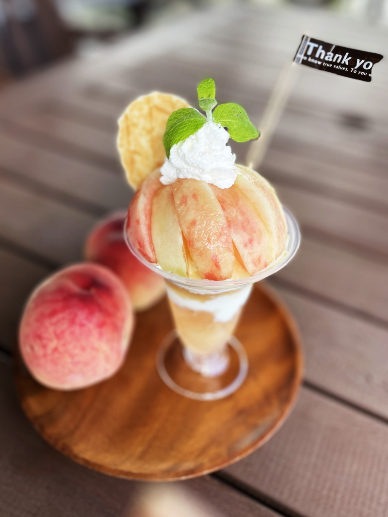 桃フェア限定！桃のパルフェ