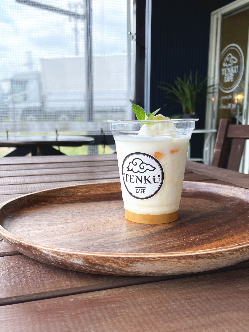 桃フェア限定！ヨーグルチーノ桃ソース