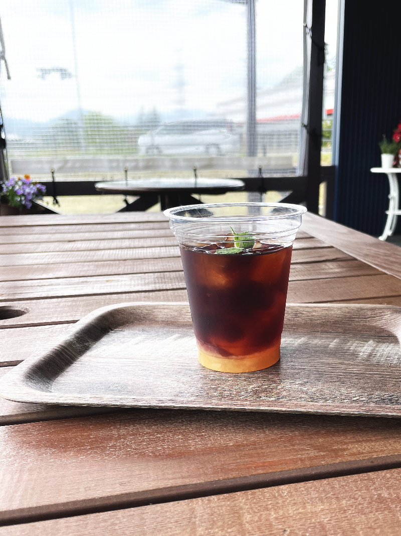 桃フェア限定！ピーチアイスティ